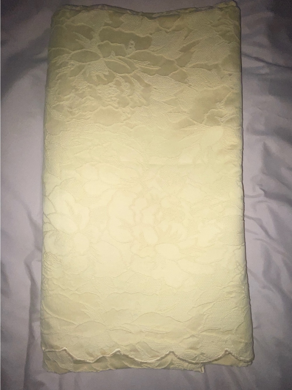 Vintage Quagliotti Jacquard Coverlet 100% Cotton